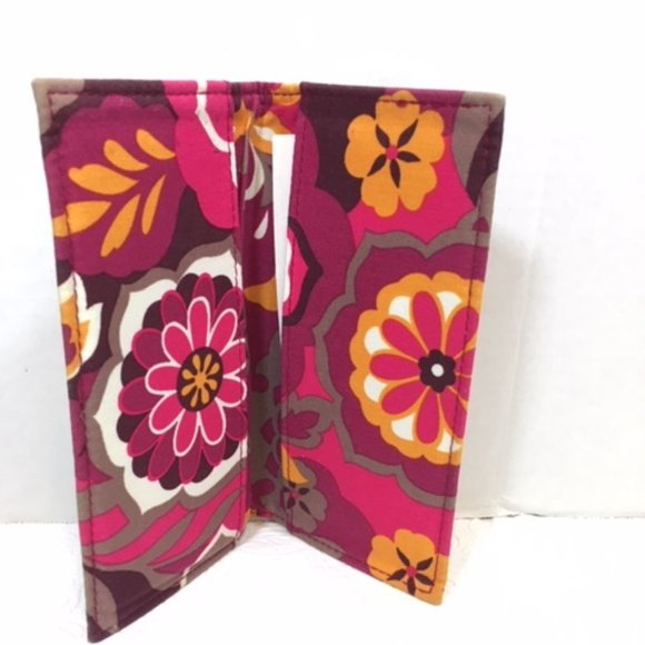 Vera Bradley Floral Checkbook Cover 7"x 3.5" - Picture 7 of 10